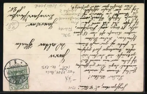 Foto-AK Weimar / Thür., Am Strasseneck Brennerstrasse 2, Arbeiter, Apotheke