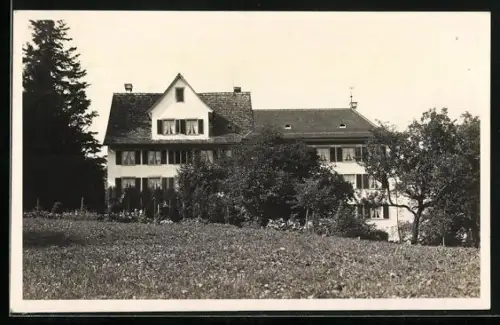 Foto-AK Hirzel, Christlices Erholungsheim Meta Heusser-Heim
