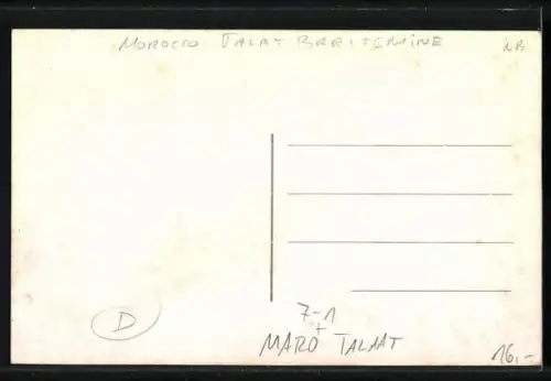 AK Talaat, Baritemine