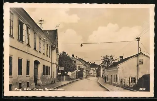 AK Perg /O. Oe., Blick in die Untere Herrenstrasse