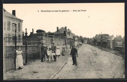 AK Croisilles, Rue du Pont