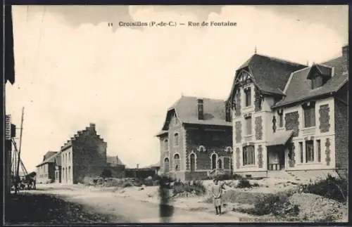 AK Croisilles, Rue de Fontaine