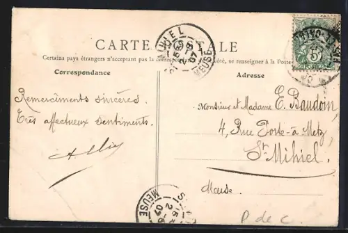 AK Arques, Canal de Neufossé, vue prise au-dessus de l`Ascenseur