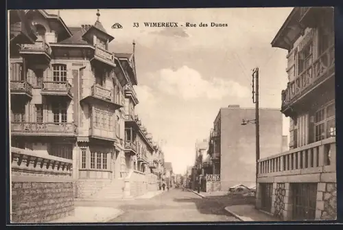 AK Wimereux, Rue des Dunes