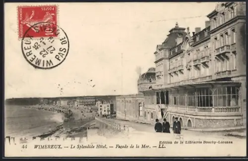 AK Wimereux, Le Splendide Hotel, Facade de la Mer