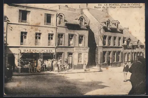 AK Le Portel, Bazar de la Plage, Avenue l`Ombrage
