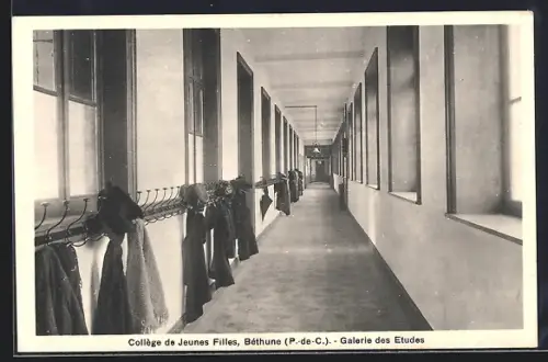 AK Béthune, Collège de Jeunes Filles, Galerie des Etudes