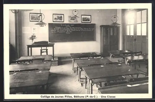 AK Béthune, Collège de Jeunes Filles, Une Classe