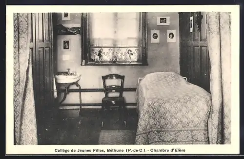 AK Béthune, Collège de Jeunes Filles, Chambre d`Eleve