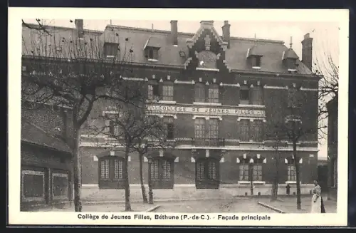 AK Béthune, Collège de Jeunes Filles, Facade principale