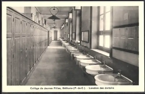 AK Béthune, Collège de Jeunes Filles, Lavabos des dortois
