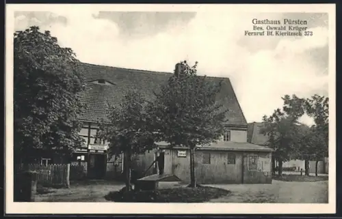 AK Pürsten, Gasthaus Pürsten, Bes. Oswald Krüger