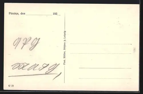 AK Pürsten, Gasthaus Pürsten, Bes. Oswald Krüger