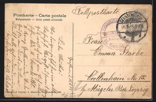 AK Geestemünde, Bahnhof mit Kutschen