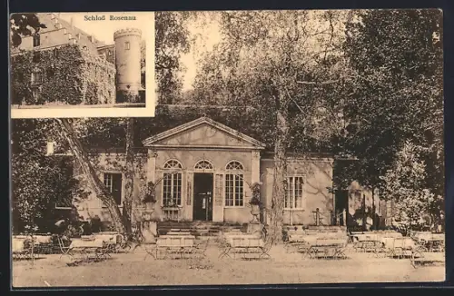 AK Rosenau b. Coburg, Park-Restaurant, Inh. E. Kötz, Schloss Rosenau