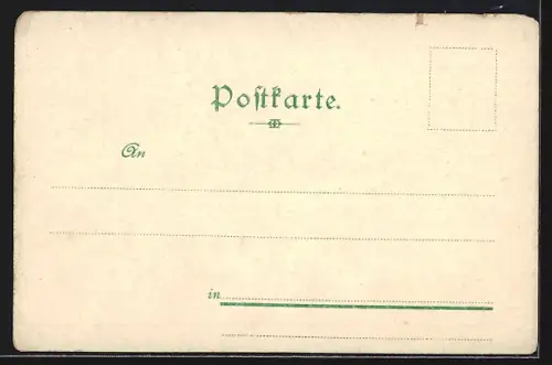 Lithographie Flein / Neckar, Rathaus, Schweins Turm und Ortsansicht