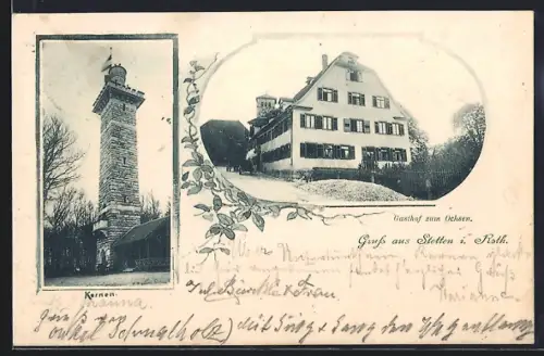 AK Stetten / Remstal, Gasthof zum Ochsen, Kernen