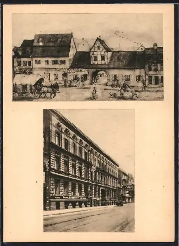 AK Berlin, Altes Gasthaus zur Stadt Prenzlau, Prenzlauer Strasse 35