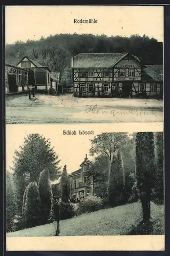 AK Bovenden, Rodemühle, Schloss Löseck