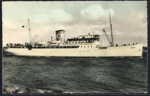 AK Kabinen-M /S Dania in Fahrt, Passagierschiff