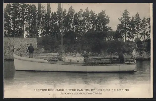 AK Fährschiff Marie-Thérèse in Fahrt