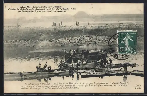 AK La catastrophe du Pluvios, Seenotrettung