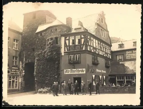 Fotografie Ansicht Cochem, Blick auf die Alte Thorschenke