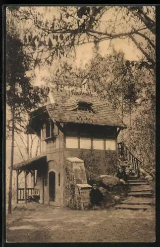 AK Aschersleben, Burgwärterhaus mit Park