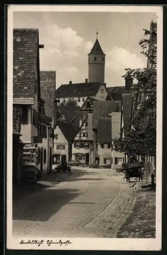 AK Dinkelsbühl, Strasse Schmiedgasse