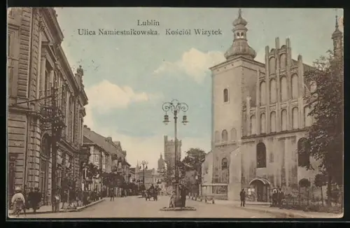 AK Lublin, Ulica Namiestnikowska, Kosciol Wizytek