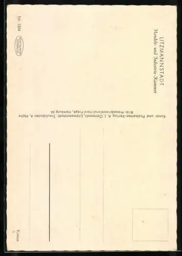 AK Litzmannstadt, An der Handels- und Industrie-Kammer