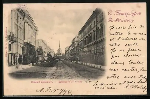 AK St. Petersbourg, Perspective de Nevsky