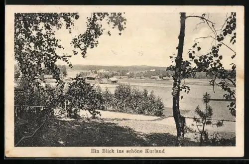 AK Lettland /Kurland, Ortsansicht
