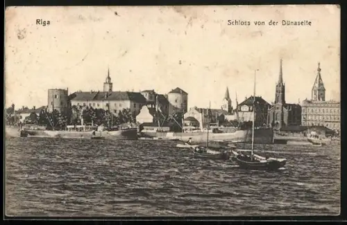 AK Riga, Schloss von der Dünaseite