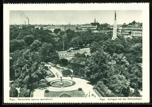 AK Riga, Anlagen bei der Nationaloper