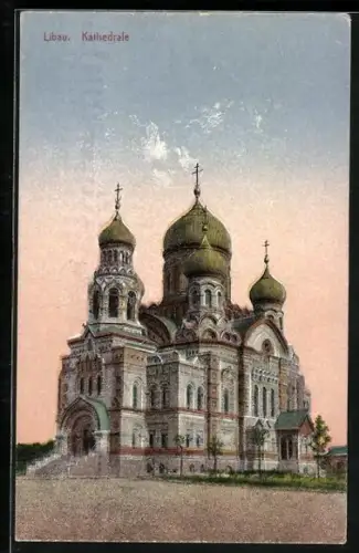 AK Libau, Gesamtansicht der Kathedrale
