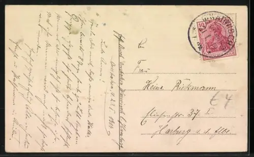 AK Hannover, Hauptbahnhof am Ernst-August-Platz