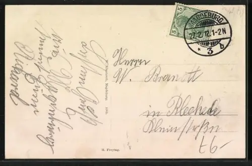 AK Magdeburg, Strassenleben am Hauptbahnhof