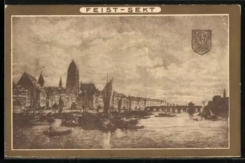 AK Reklame für Feist-Sekt