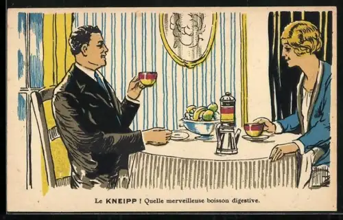 AK Reklame für Kneipp-Kaffee