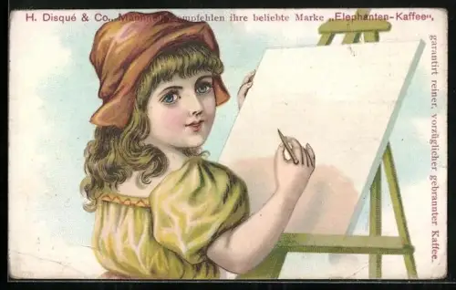 AK Reklame für Elephanten-Kaffee