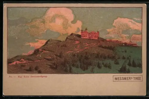 AK Rigi Kulm, Hotel beim Sonnenaufgang