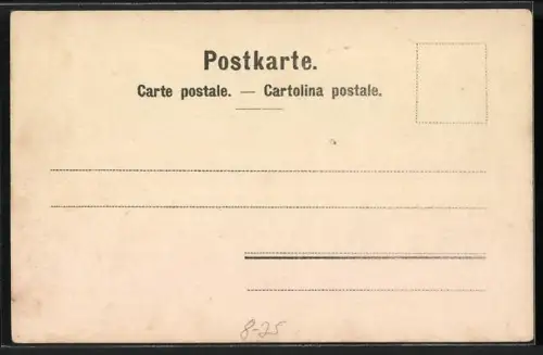 AK Reklame für Messmers Tee