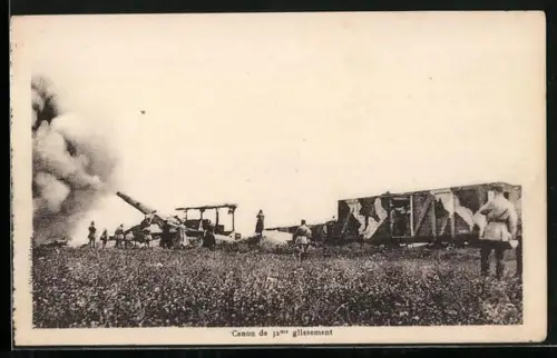 AK Canon de 32me glissement, Artillerie