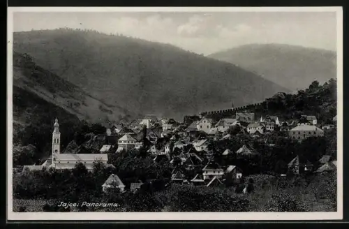AK Jajce, Panorama mit Bergen