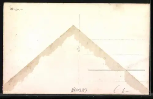 AK Travnik, Panorama mit Strassenpartie