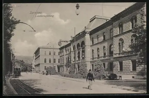AK Sarajevo, Landesregierung mit Strassenbahn