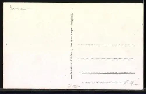 AK Konjic, Panorama mit Brücke