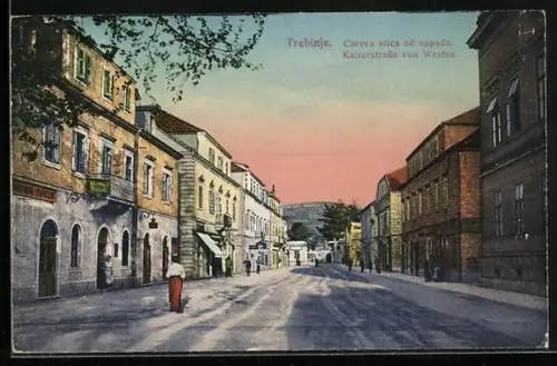 AK Trebinje, Careva ulica od zapada