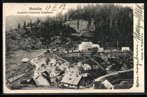 AK Metalka, Bosnisch-Türkische Zollgrenze